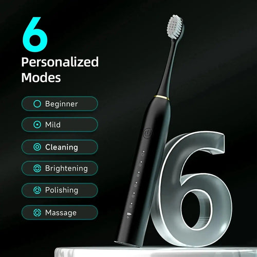 Sonic Electric Toothbrush - Rechargeable & WaterProof