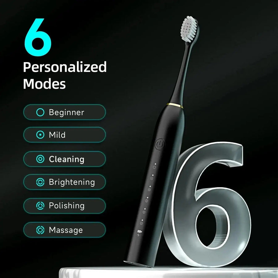 Sonic Electric Toothbrush - Rechargeable & WaterProof